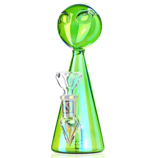 Martian Madness Alien Glass Water Pipe DAB Rig Cachimbo de vidro Hookah